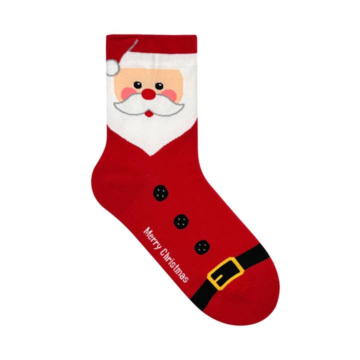 7DAYSSOCKS - Wholesale Socks - Women's - Women's Crew Santa Friends Socks