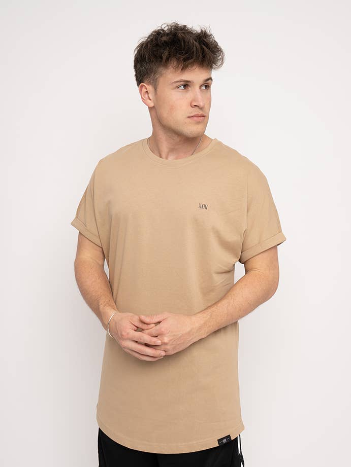 NB Blanc Oversize Shirt Camel für den Großhandel von NEW-BAV
