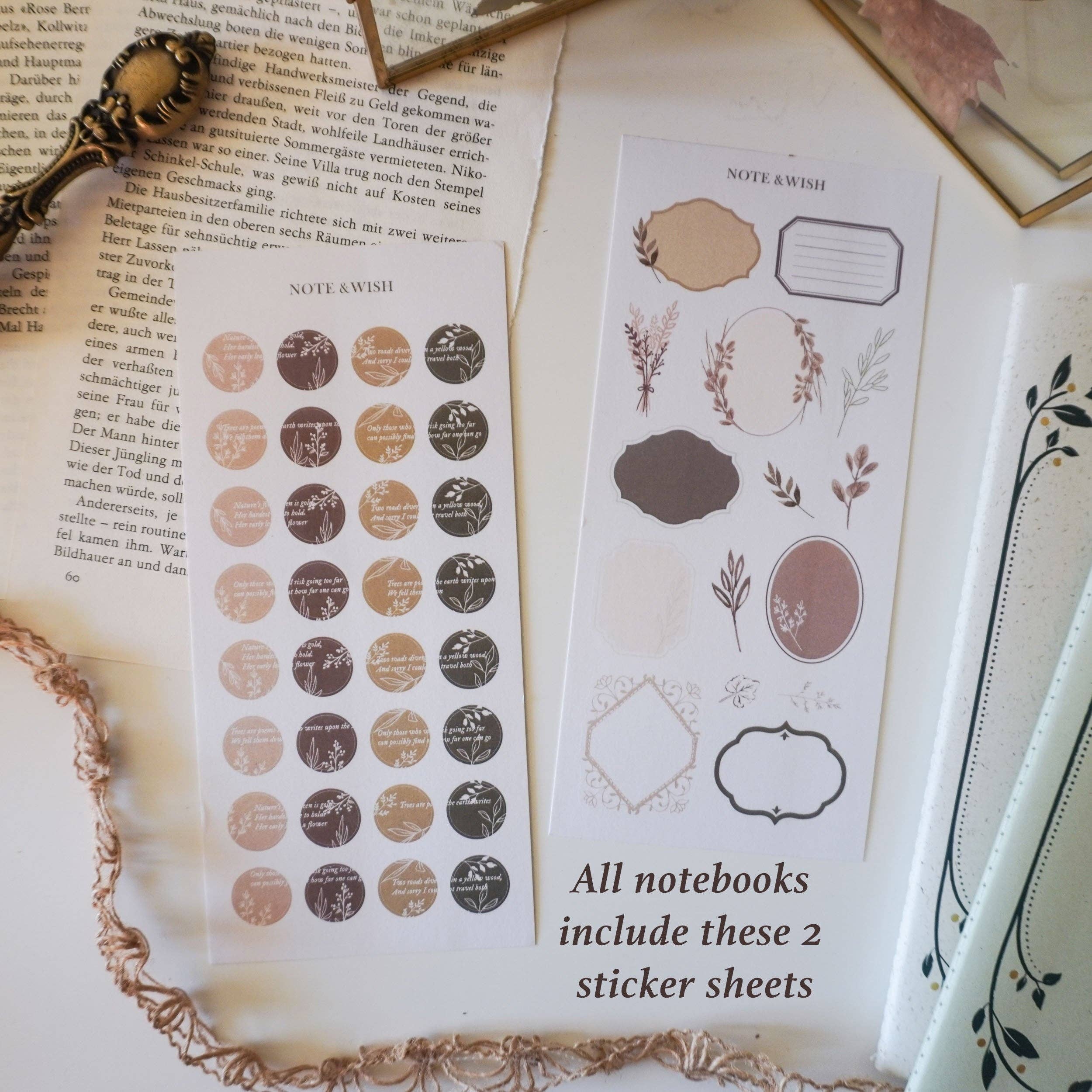 Note & Wish – wholesale Journal/diary – Notes & Wishes Mix Paper Journal - Standard TN Size2