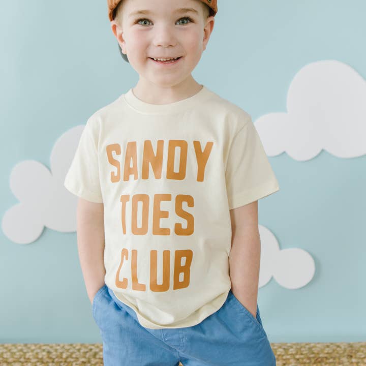 Benny & Ray Apparel - Wholesale Screen Printed T-Shirt - Kids - Sandy Toes Club Toddler and Youth Shirt23