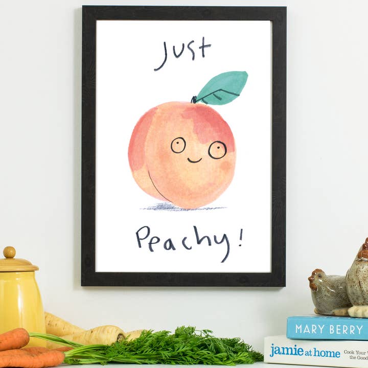 Bara Peachy Print för wholesale av Jo Clark Design