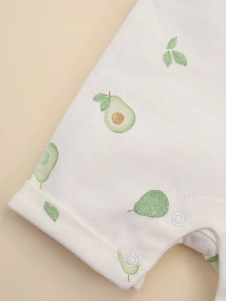 Lūmmi in Colour Babywear - Wholesale Jumpsuit – Baby - Organic Cotton Romper - Avocados3