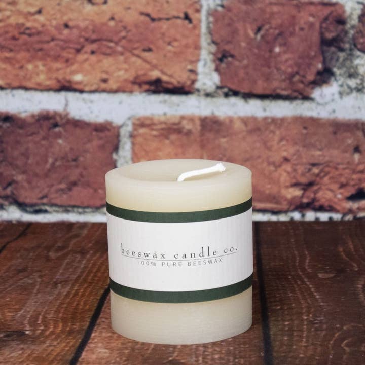 Beelite Candles - Wholesale Pillar Candle - Round 100% Beeswax Pillars1