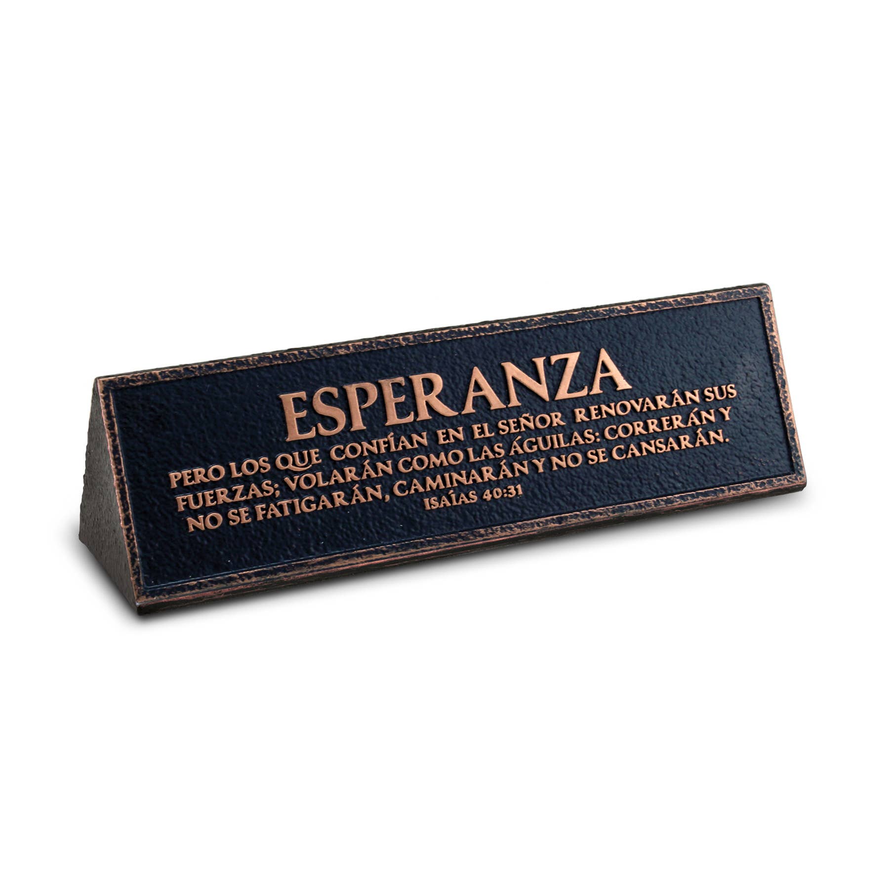 Dicksons - Wholesale Decorative Tabletop Object - LCP Plaque Spanish Esperanza Isaias 40:311
