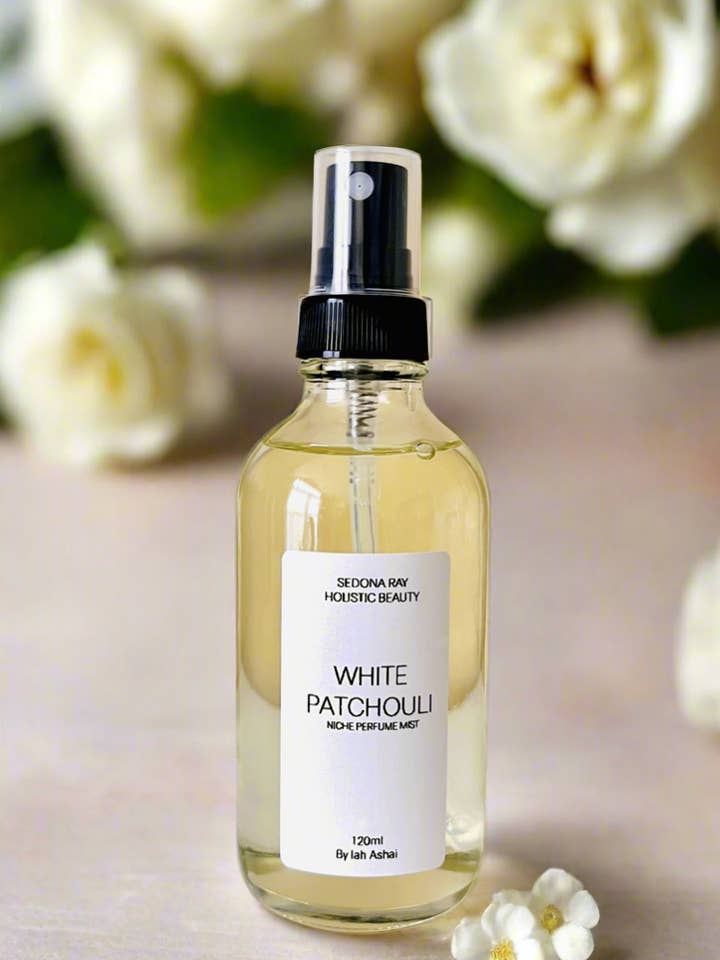 Nebbia Profumata di Patchouli Bianco di Nicchia per la vendita all'ingrosso da parte di Sedona Ray Holistic Beauty