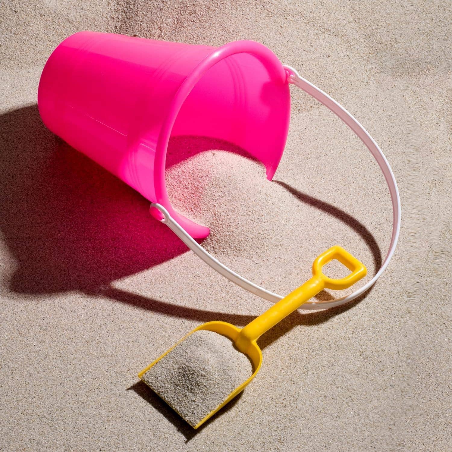 4E's Novelty - Wholesale Beach/Pool Toy - Kids & Baby - 12-Pack 5.5" Sand Buckets & Shovels - Beach/Party Toys2