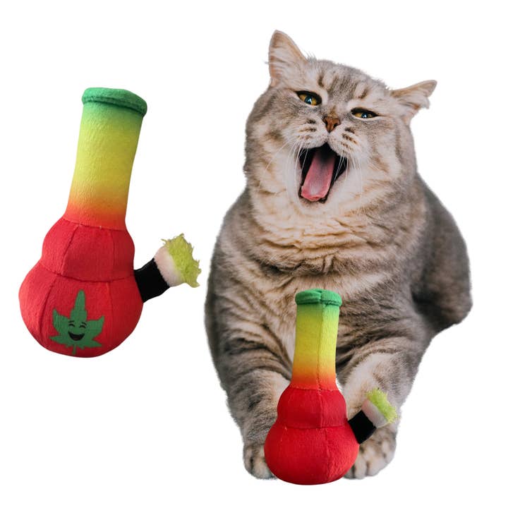 PAW:20 - Wholesale Pet Toy - Cat - My Name is Lil Bo da Bong, Funny Catnip Weed Themed Cat Toy7