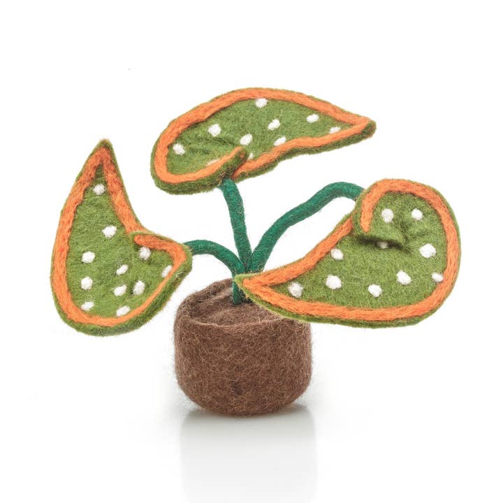 Handmade Felt Summer Aurora Standing Plant Decoration for wholesale by Felt So Good