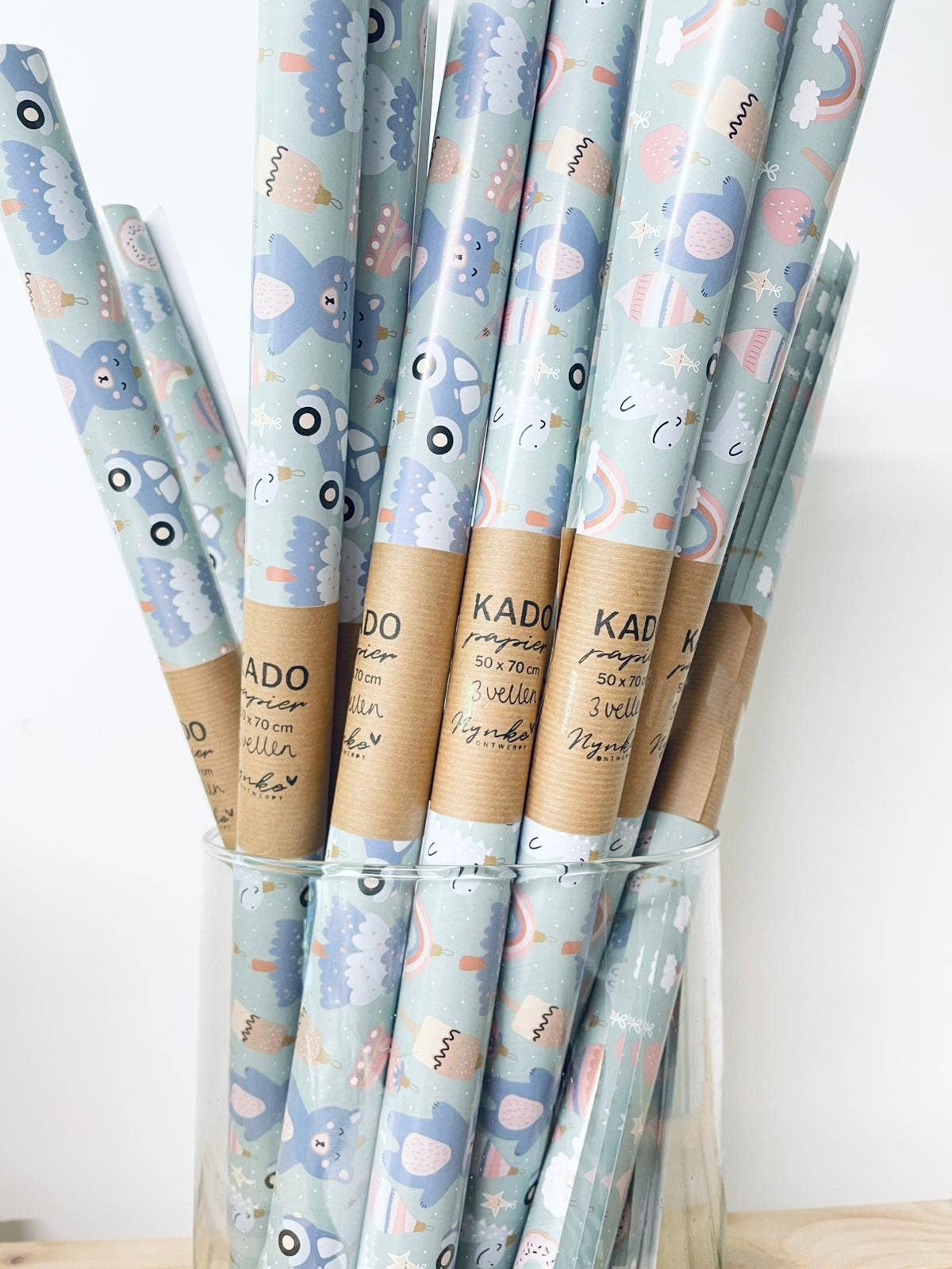 NynkeOntwerpt – Engroshandel Gavepapir – Gavepapir | Christmas Green2