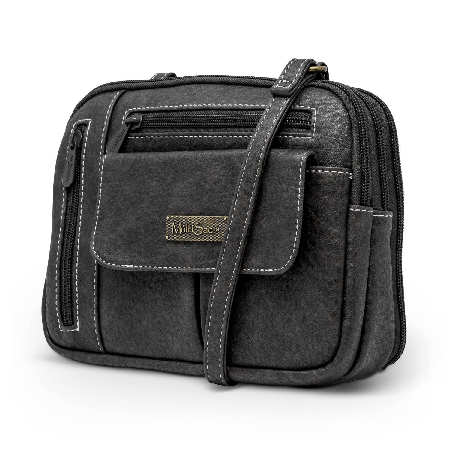 Multisac Handbags - Wholesale Crossbody Bag - Women's - Multisac Zippy Triple Compartment Crossbody10