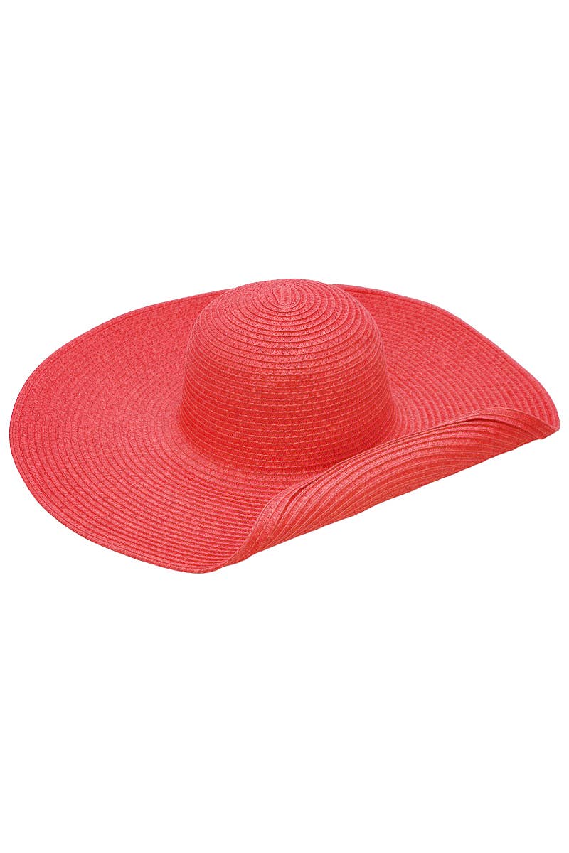 Cap Zone - Wholesale Straw Hat - Women's - Wire Brim Straw Beach Sun Hat10