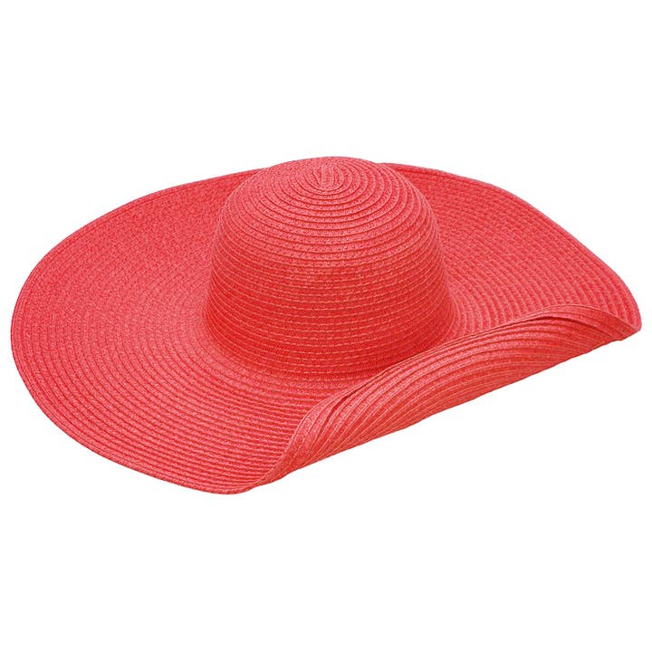 Cap Zone - Wholesale Straw Hat - Women's - Wire Brim Straw Beach Sun Hat10