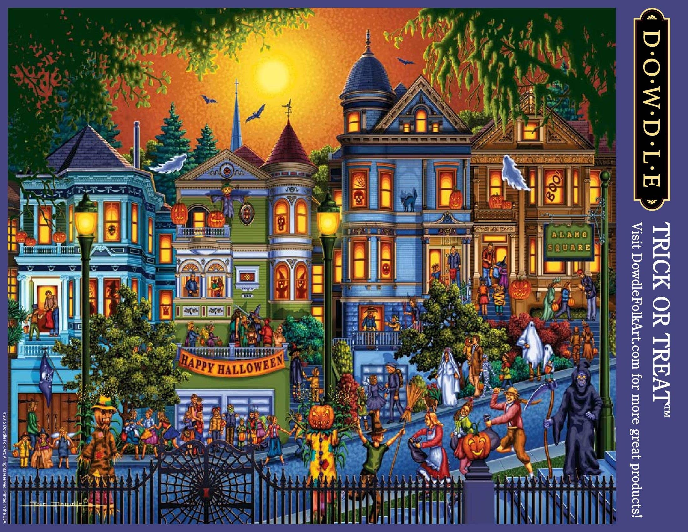 Boardwalk Puzzle Company - Wholesale Puzzle - Adult - Trick or Treat - 1000 Piece2