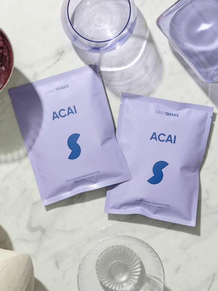 Acai x10 posepakke for engroshandel hos Daily Shake