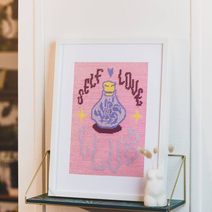 La Cour des Miracles - Wholesale Embroidery/Cross Stitch Supplies - Self Love Potion Canvas Kit3