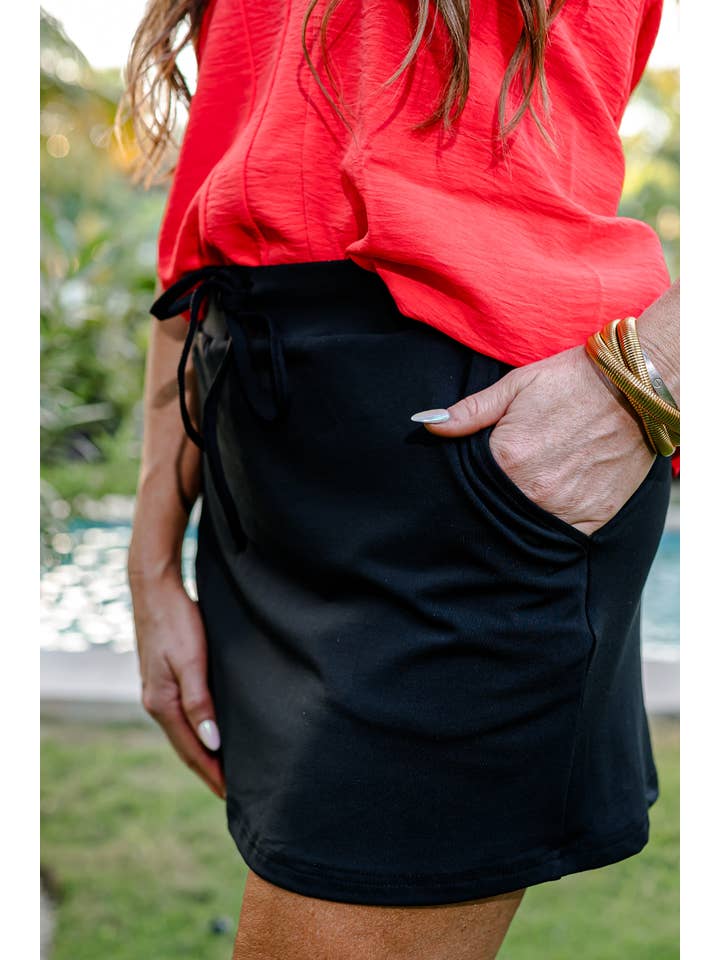 After Dark Black Skort for wholesale on Faire11