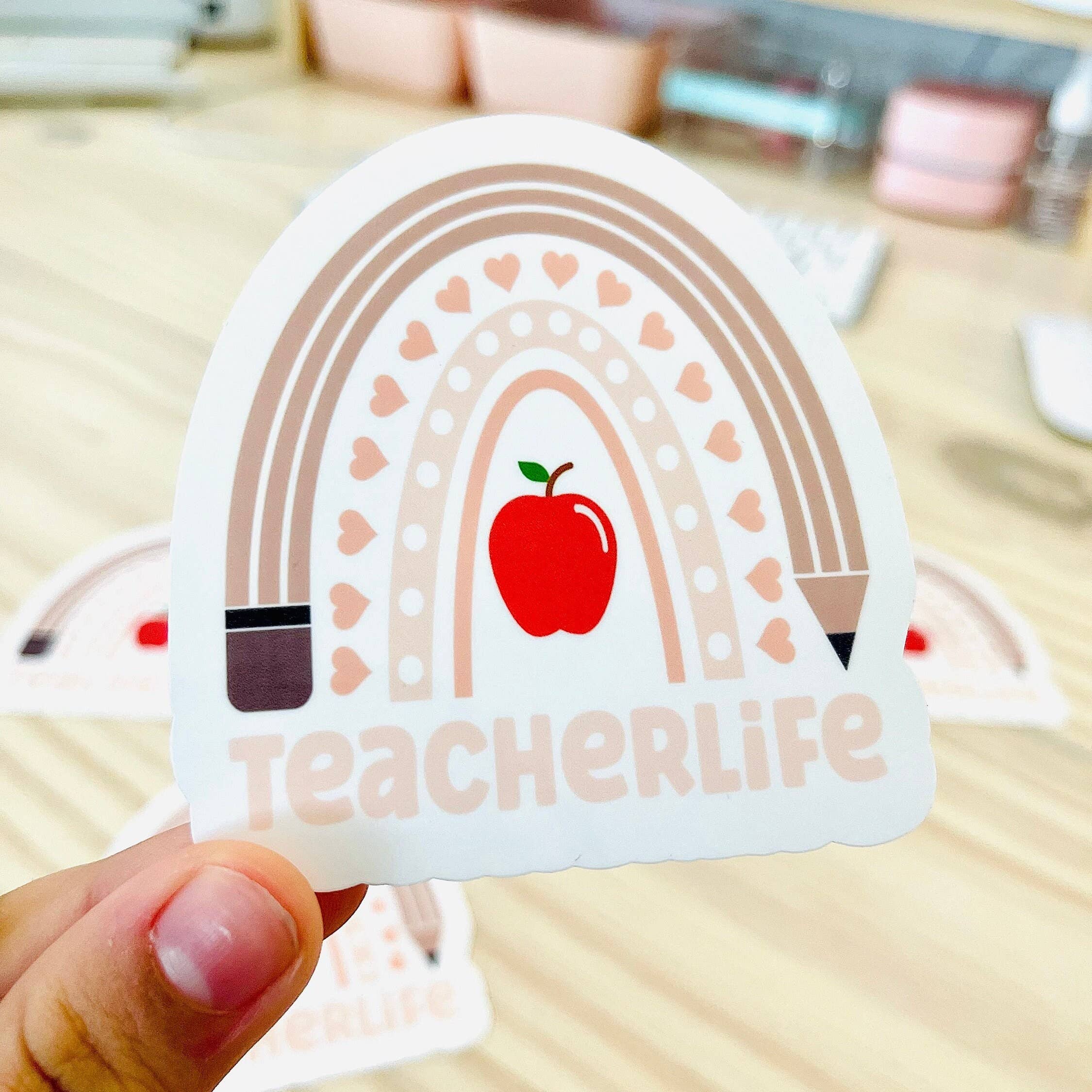 MarissaDDesigns – Engroshandel Klistermærke – Lærer Life Sticker3