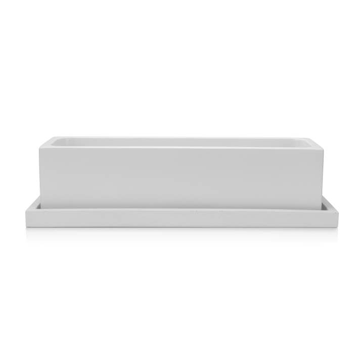 Port Living Co. - Wholesale Planter Box - Concrete Rectangle Planter