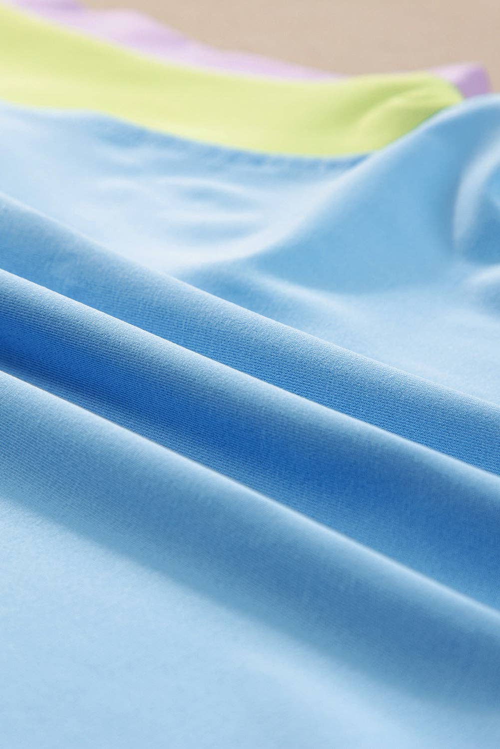 LALA LOO – wholesale Lounge set – Women's – LALALOO Colorblock Short Sleeve Top And Pants Set24