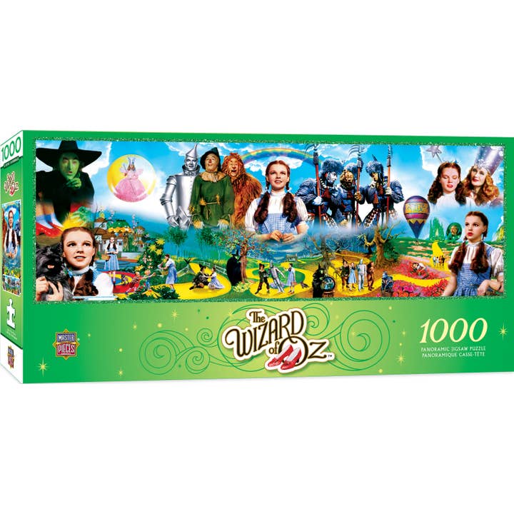 The Wizard of Oz - 1000 Piece Panoramic Puzzle for wholesale by Masterpieces Puzzles