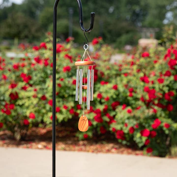 Woodstock Chimes - Wholesale Wind Chime - Amazing Grace® Chime - Small, Silver1