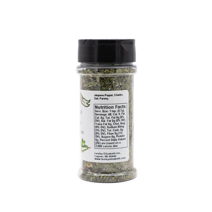 Lesley Elizabeth - Wholesale Dried Spice Mix - Jalapeno Cilantro Traveler's Spices – Bold, Zesty(250ml PET)2