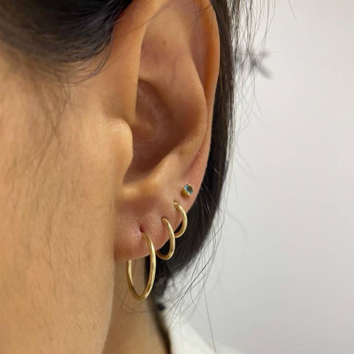 Bretoon - Wholesale Hoop Earrings - Arete Tipo Piercing Grande