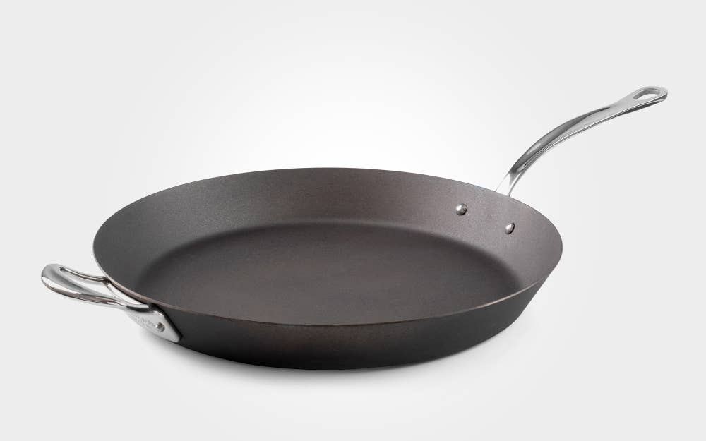 samuel groves - Vendita all'ingrosso Stoviglie in ghisa - Padella in acciaio al carbonio da 14 pollici8