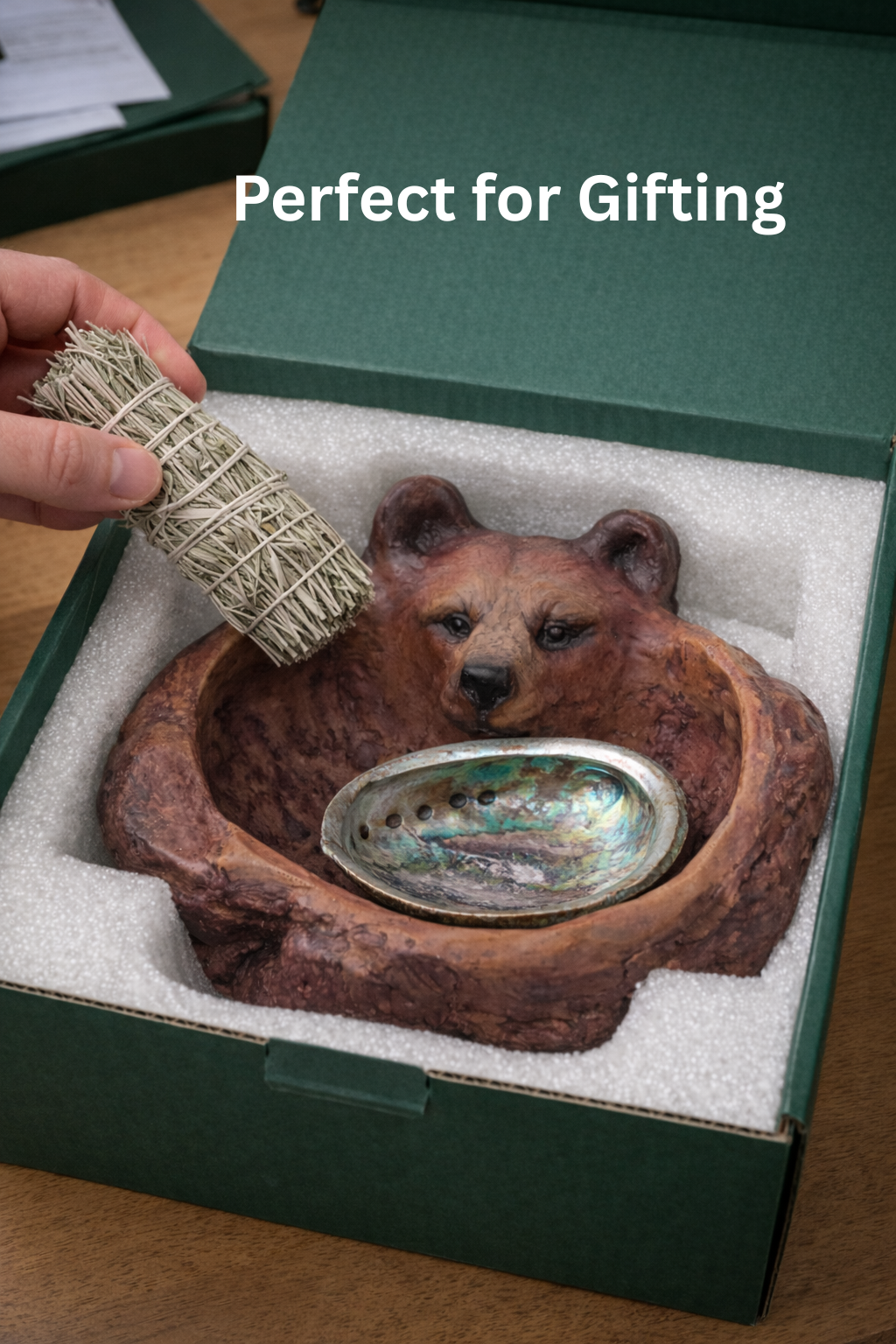 Shaping Spirit - Wholesale Sculpture - PRE ORDER - Spirit Bear Bowl – Sacred Animal Bowl for Protection, Healing & Intention1