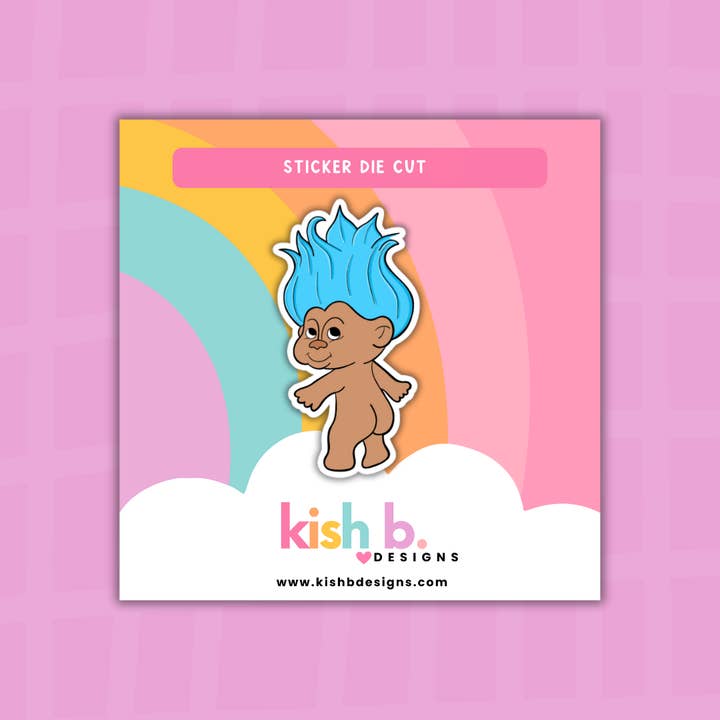 Kish B. Designs - Wholesale Sticker - Bejeweled Trolls | Sticker Die Cuts