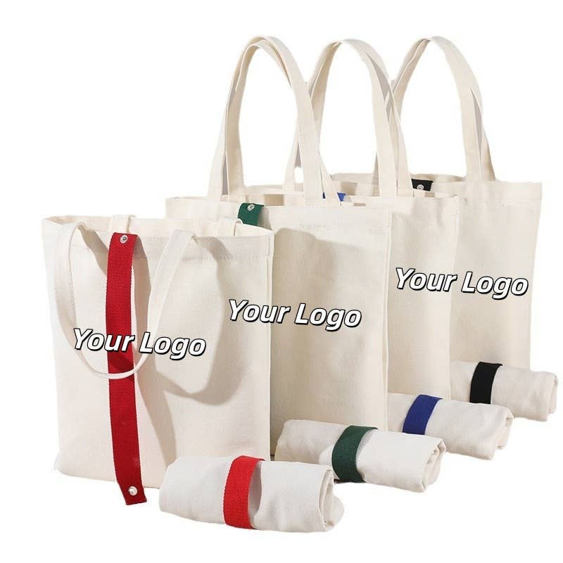 wandf - Wholesale Tote Bag - Unisex - Customized Foldable Canvas Tote Bag Travel Shoulder Bag 5