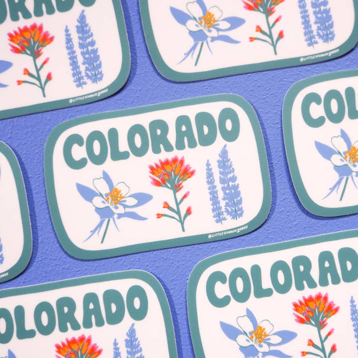 Little Known Goods - Wholesale Sticker - Colorado Wildflower Sticker2