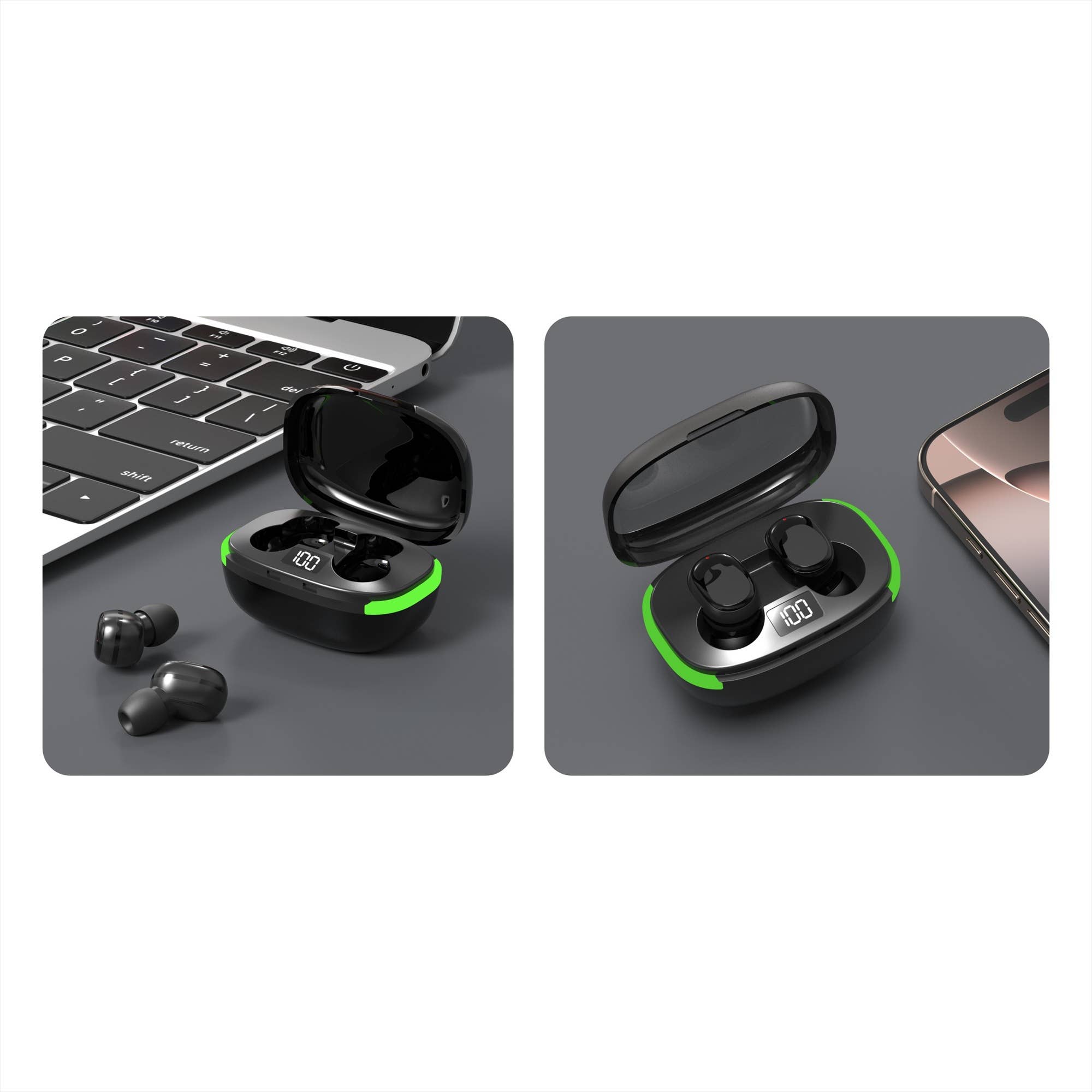 Mighty Wireless - Wholesale Headphones - iSoul True Wireless TWS Earbuds MK1742