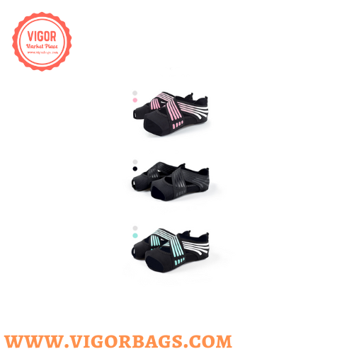 VIGOR - Wholesale Sock Slippers - Women's - Super Light weight Comfortable Yoga Socks Shoes with Grip10