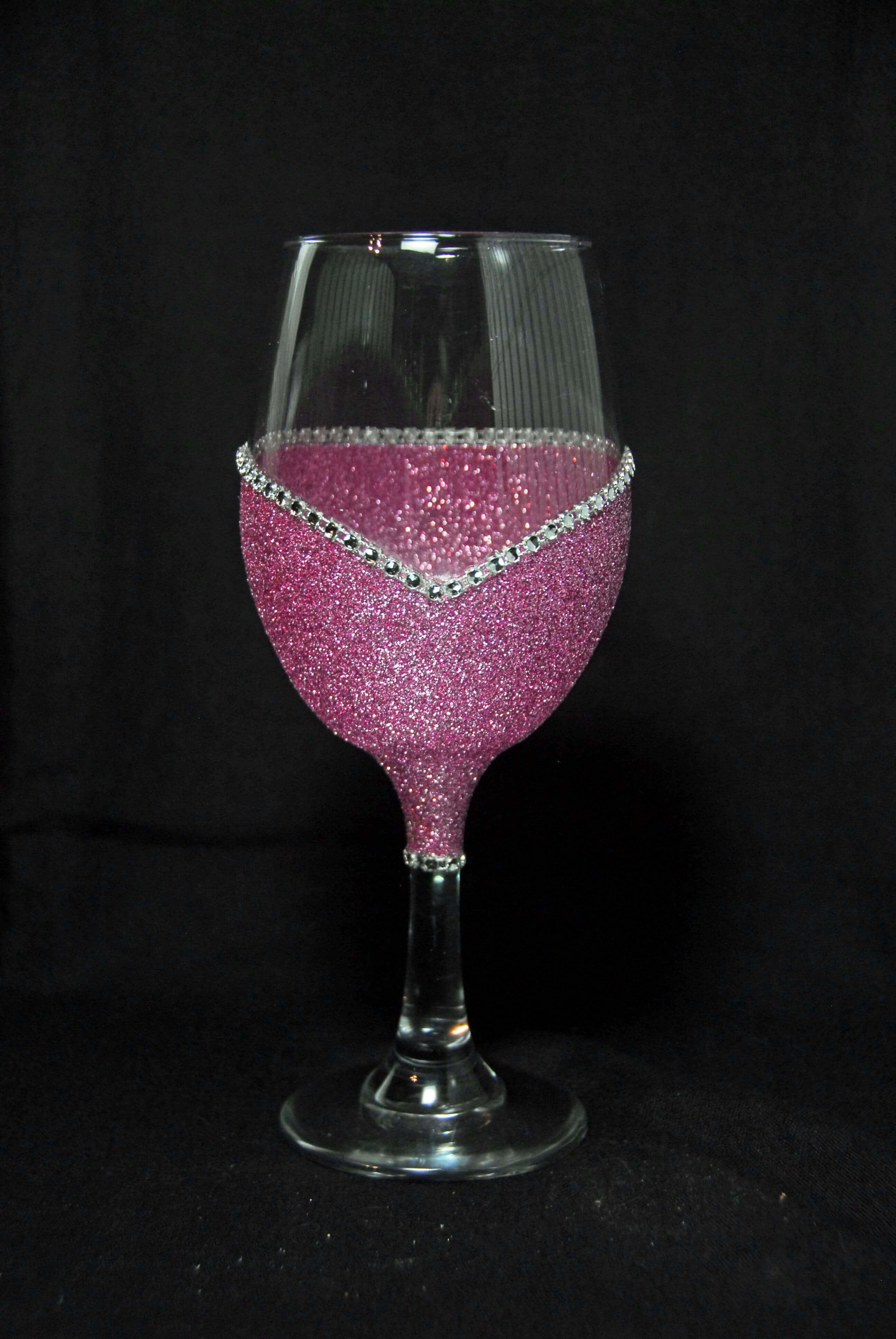 WineyBitches.Co - Wholesale Wine Glass - WB Original Classy Glassy – Bling Stem V Style Wine Glass (Signature Collection)27