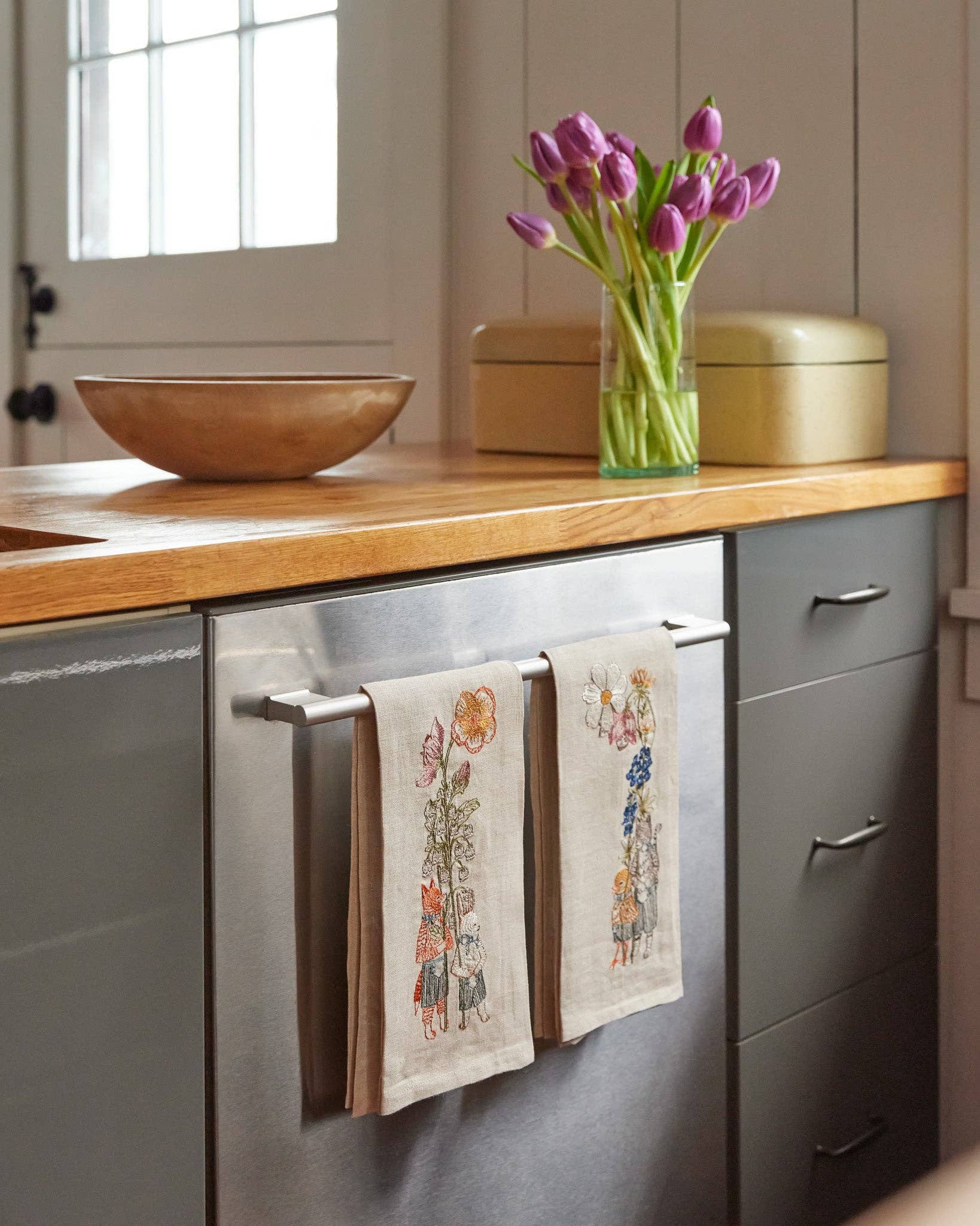 Coral & Tusk - Vente Torchons - Torchon Spring Parade Lily1