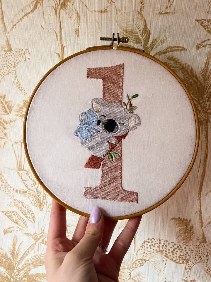 Embroidered drum for wholesale by Merci Mouton