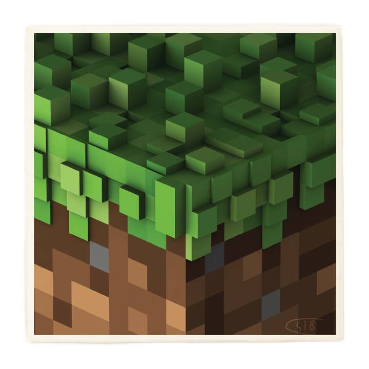C418 Minecraft, Volume Alpha Colonna Sonora del Videogioco Sottobicchiere per la vendita all'ingrosso da parte di Lucky Mfg. Co.