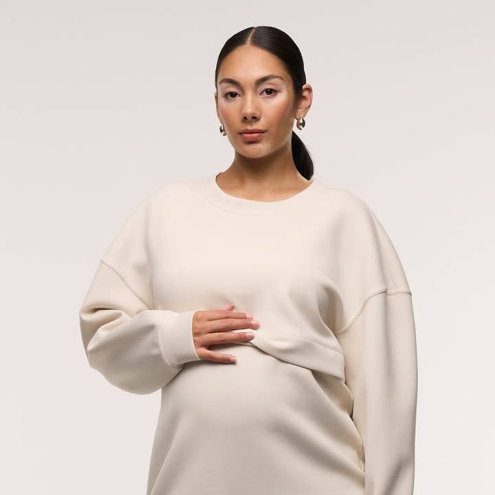 Os Pull à fermeture éclair surdimensionné pour l'allaitement en vente sur Faire0