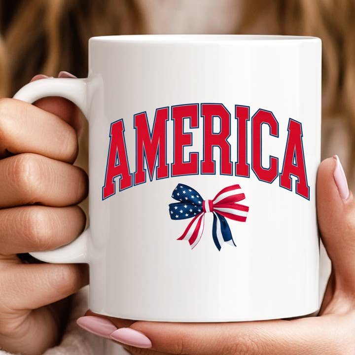 Tazza del 4 luglio americano per la vendita all'ingrosso da parte di Hello Gorgeous Mugs