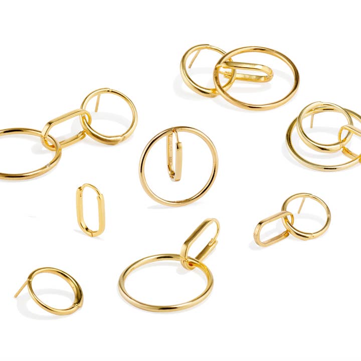 Infinity earrings for wholesale by SENIA