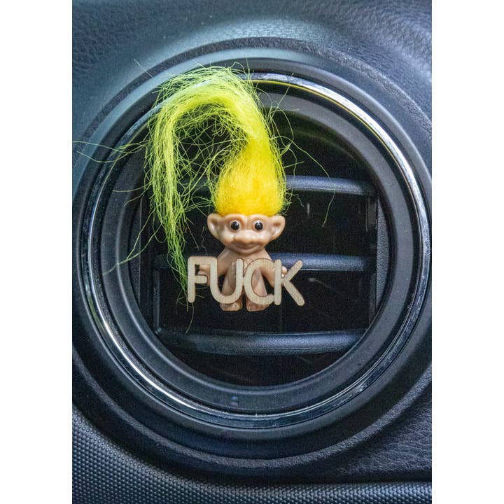 Enchanted Soul - Wholesale Car Decorative Charm - Unisex - Troll Doll Fuck Car Vent Clip