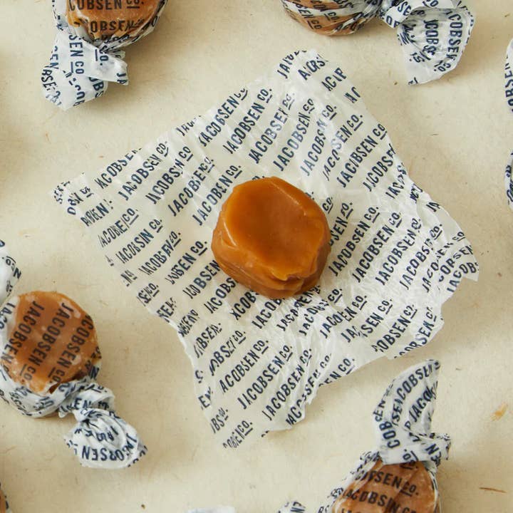 Jacobsen Salt Co. - Wholesale Caramel - Bulk Classic Caramel - 1lb - Pure Sea Salt Caramel Candy