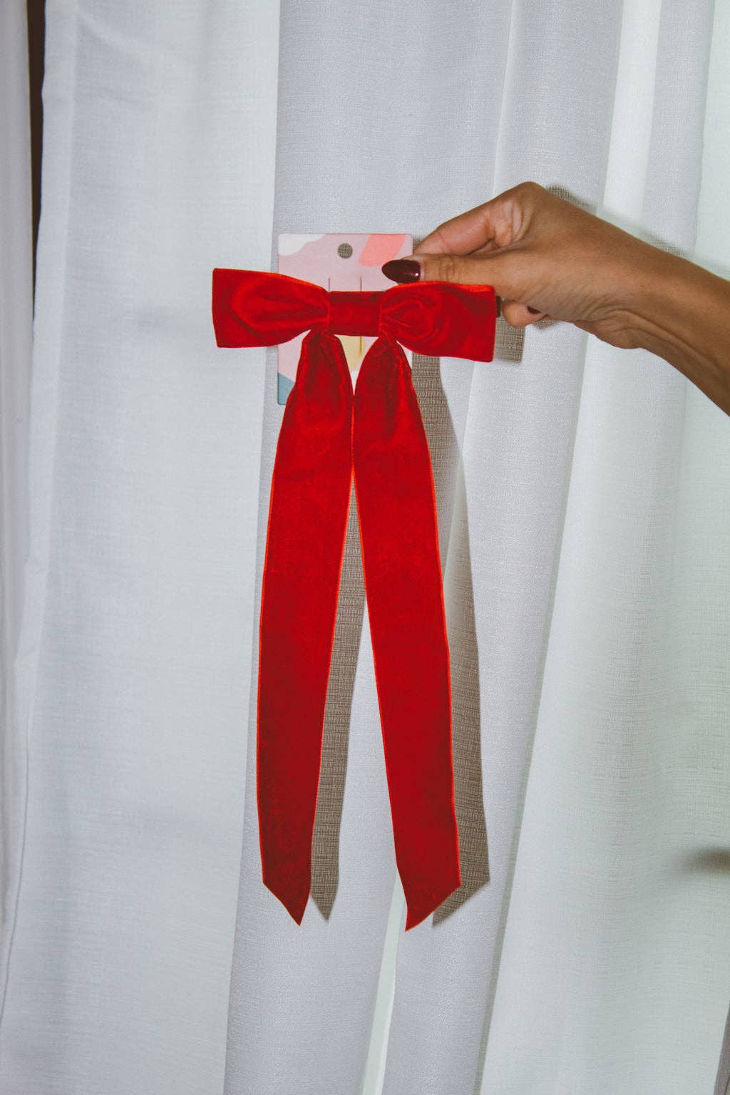 Shop Andi – wholesale Hair bow – Women’s – Velvet Long Bow Barrette0