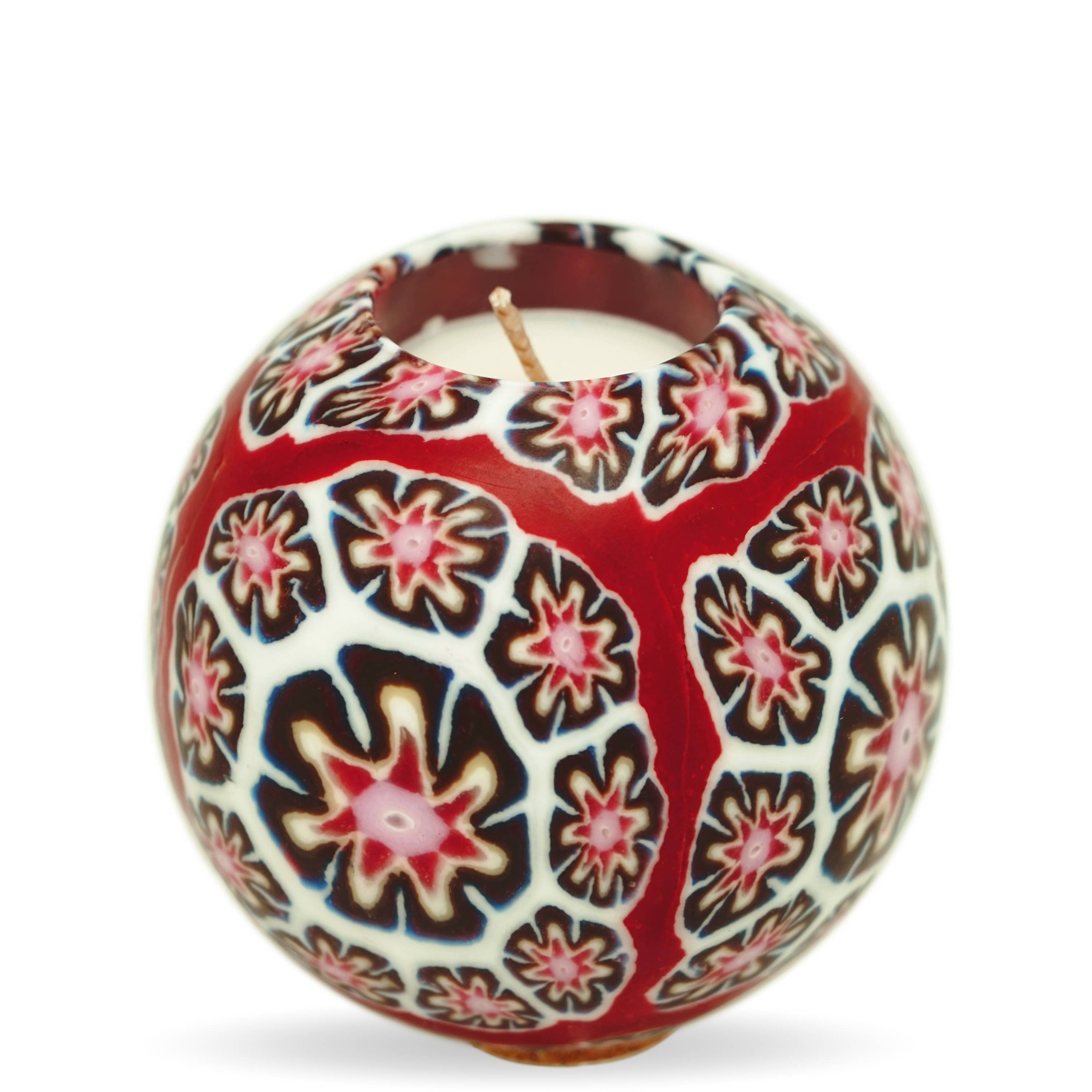 Alans Candle - Wholesale Grappige kaars - Burgundy Bloom, handgemaakte geurkaars van pure was7