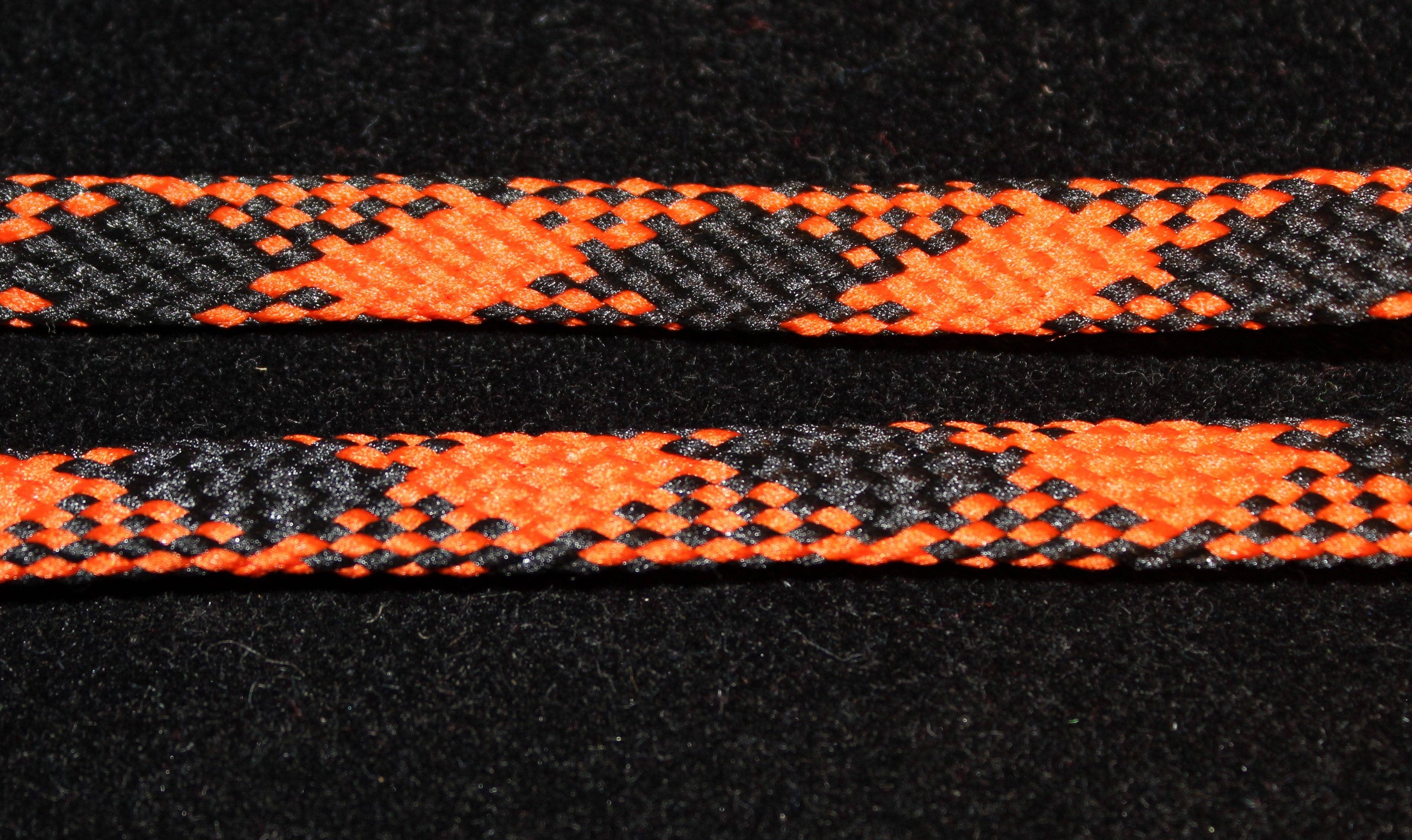 The Shoelace Factory - Vente Lacet – unisexe - Orange et noir0