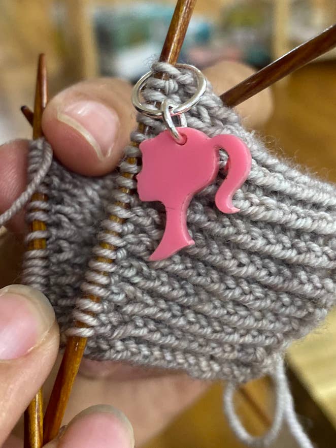 Barbie Knitting Stitch Markers for wholesale by Infamous Cuts