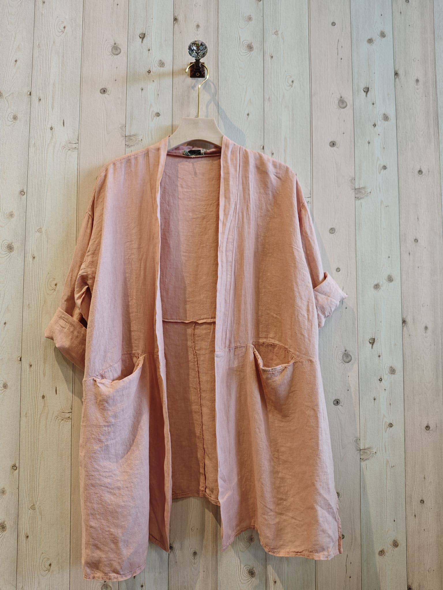 Linen & More - Venta al por mayor Chaqueta - Mujer - REF 13617 REBECA LARGO MEDIANO LINO 100%0