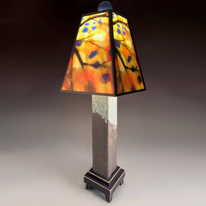 Macone Clay / Spooner Creek - Wholesale Accent/Desk Lamp - X - Stained Tree Lamp9