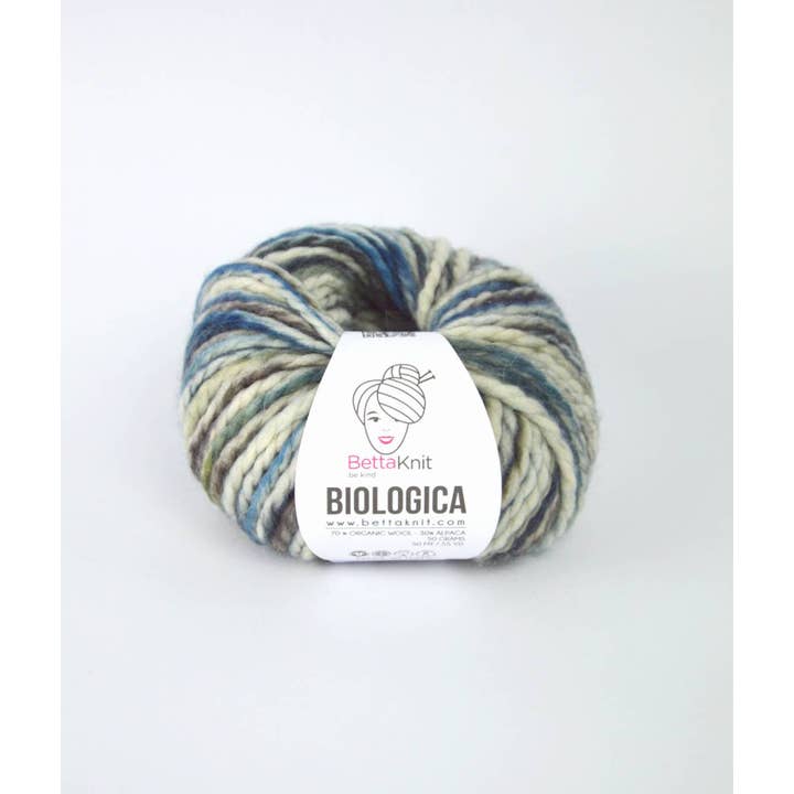 BettaKnit - Wholesale Yarn - Biologica Print - 70% Organic Wool 30% Alpaca Yarn1
